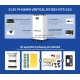 China Stock Docan Apexium Vertical 2.0 DIY Box Kits With 200A JK Inverter BMS PB2A16S20P and 4.3inch Touch LCD Display Enclosure