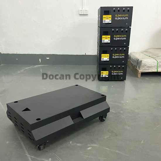 USA STOCK Docan Apexium Battery Pack Base with Roller Wheels for Horizontal DIY Box Kits Enclosure