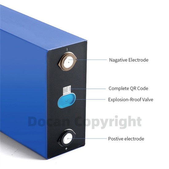 China Stock EVE 304Ah Grade A EV Class LiFePO4 3.2V Prismatic Cell with Laser-Welded M6 Studs