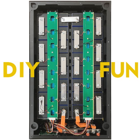 China Stock Battery Housing OEM/ODM DIY Metal Box for 48V 280-340Ah Prismatic LiFePO4 Cells Empty Enclosure